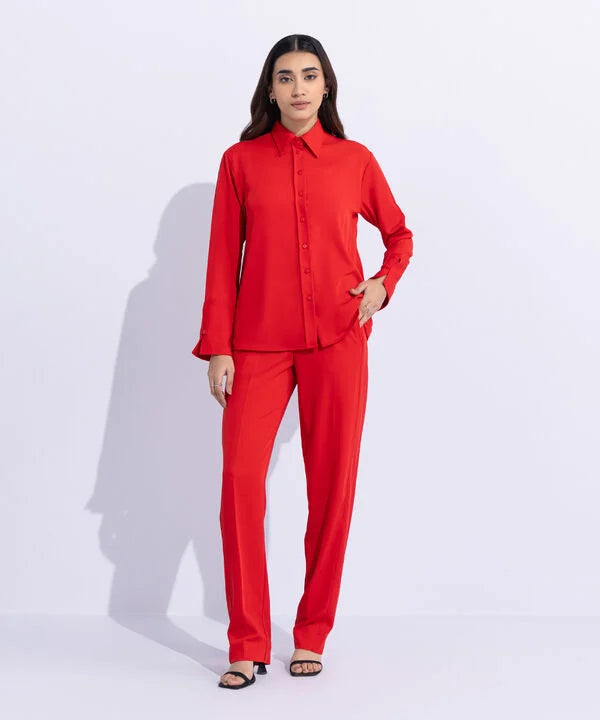 Button-Through Shirt With Side Panels