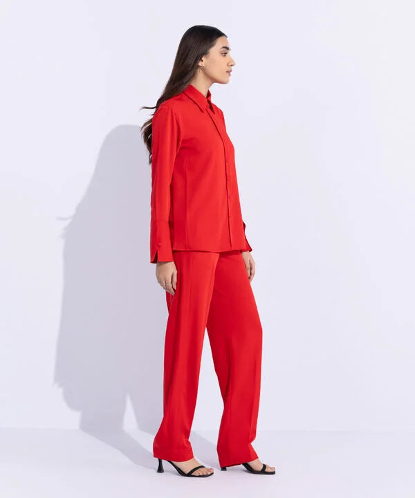 Button-Through Shirt With Side Panels