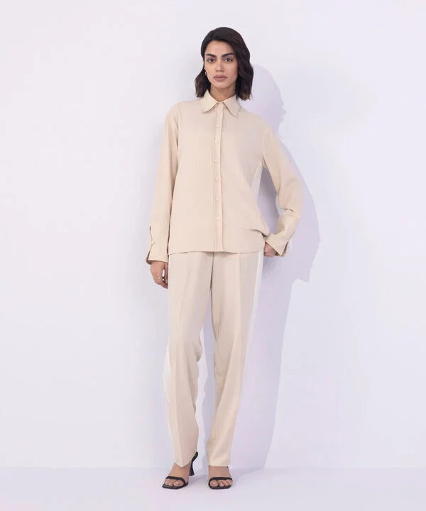 Button-Through Shirt With Side Panels