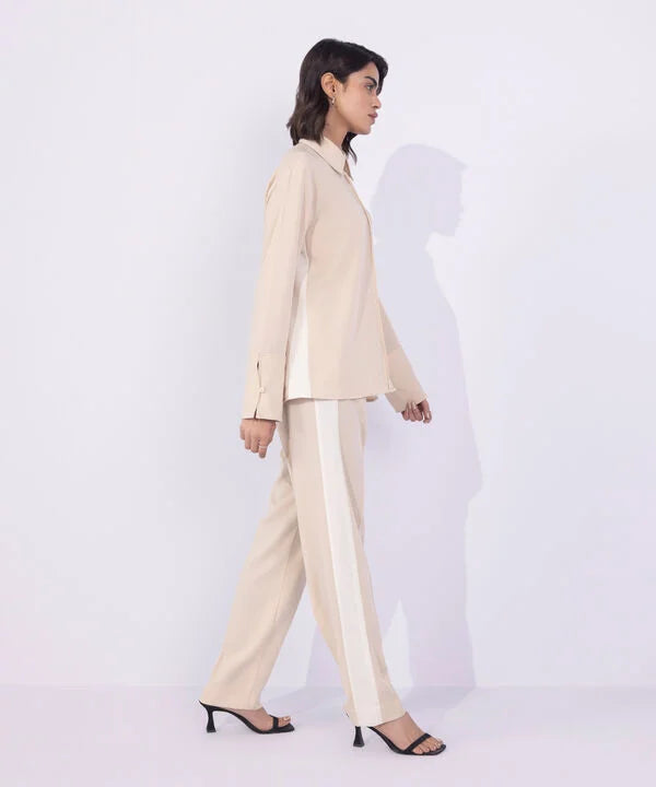 Button-Through Shirt With Side Panels